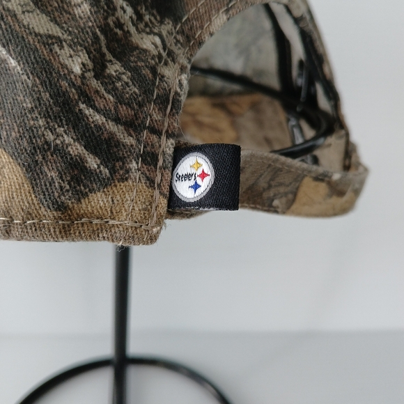 NWT Pittsburgh Steelers '47 Clean Up Realtree Camo Adjustable Baseball Cap - Picture 5 of 9